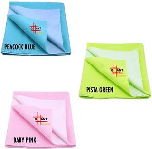 GIANT IMPEX Waterproof Ultra Absorbent Baby Bed Protector Medium-Pack Of 3