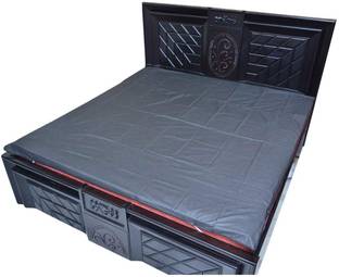 AG Creations 140 TC Polyester Double Solid Flat Bedsheet