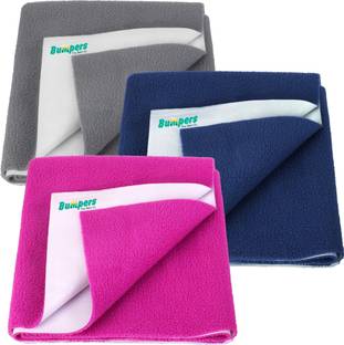 Bumpers Waterproof Baby Dry Sheet, Small Size, Pack of 3