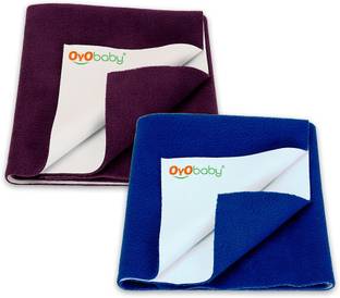 Oyo Baby Baby Bed Protector Sheet, Baby Waterproof Sheet, Baby Dry Sheet Pack Of 2