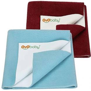 Oyo Baby Baby Bed Protector Sheet Waterproof Sheet, Dry Sheet Pack Of 2