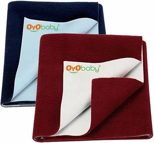 Oyo Baby Baby Bed Protector Sheet, Baby Waterproof Sheet, Baby Dry Sheet Pack Of 2
