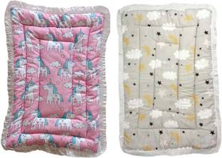 Glamica New Born Baby Bed Mattress unique Design (Pack of 2)(0-1 Years)(30 X 20 Inch)