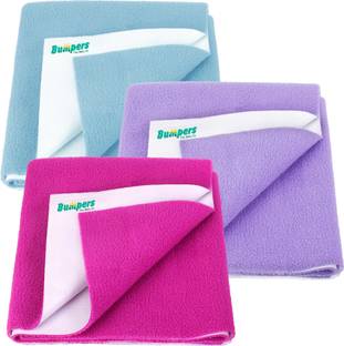 Bumpers Waterproof Baby Dry Sheet, Small Size, Pack of 3