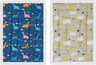 ONDOLL Soft Mattress For New Born Baby Unique Design, Baby Mat, Godadi, Set Of 2