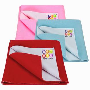 BeyBee Baby Bed Protector Sheet, Baby Waterproof Sheet, Baby Dry Sheet Pack Of 3