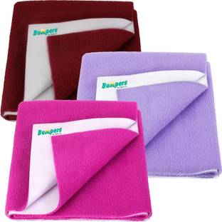 Bumpers Waterproof Baby Dry Sheet, Small Size, Pack of 3