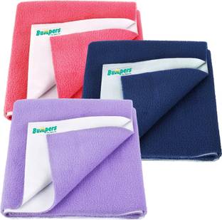 Bumpers Waterproof Baby Dry Sheet, Small Size, Pack of 3