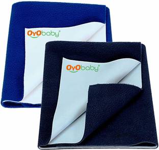 Oyo Baby Baby Bed Protector Sheet, Baby Waterproof Sheet, Baby Dry Sheet Pack Of 2