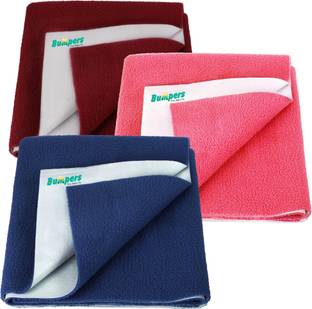 Bumpers Waterproof Baby Dry Sheet, Small Size, Pack of 3