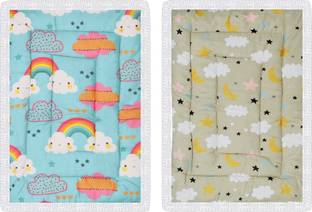 ONDOLL Soft Mattress For New Born Baby Unique Design, Baby Mat, Godadi, Set Of 2
