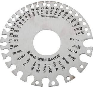 AS TOOL CENTER Wire Gauge Inch size stainless steel white pack of 1 Ring Gauge