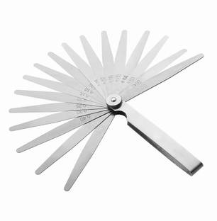 Bliudskill 1 Set Metric Feeler Gauge Valves Measure (26 Blades.03 to 1.00 MM) Stubby Screwdriver Set