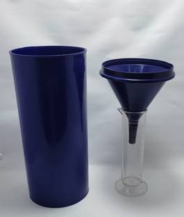 moolenterprises Rain Gauge Cylinder (Complete) 10MM Rainfall Rain measure for 200cm2 Collector Radius Gauge