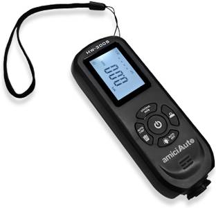 amiciAuto Coating Thickness Gauge, 0-2000um Car Paint Depth Meter with LCD Display Radius Gauge