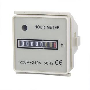 pryde Digital Hour Meter Gauge Square 220-240V AC Ring Gauge