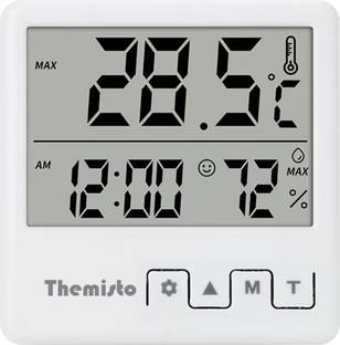 Themisto TH-HTC4 Digital Hygrometer Humidity and Temperature Test Indicator