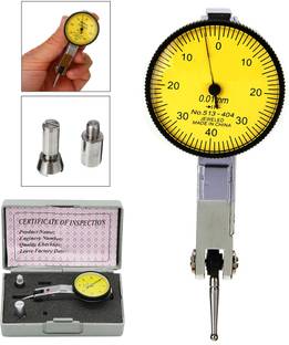 Digital Craft 0–40–0 DTI Gauge – 0.01mm Waterproof Dial Test Indicator for CNC & Inspection Dial Indicator