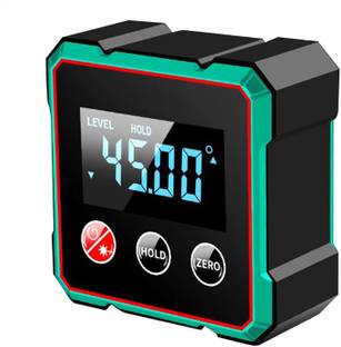 AASONS Magnetic Digital Angle Finder – Electronic Protractor & Inclinometer with Laser Dial Indicator