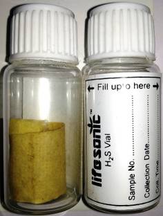 LIFESONIC Bacteriological H2S Vials for Water Test Indicator