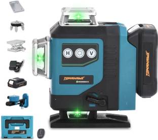 Tomahawk LEV-1699 - 16 Line Self Leveling Laser Level, 3D Cross Line for Construction Measurement Tape