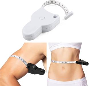 cloudtab Body Measuring Tape with Lock Pin & Retractable Push Button Body,Weight Loss,DIY Measurement Tape