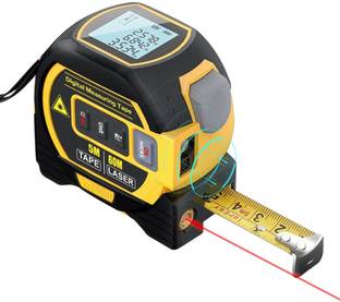 Jawsons ™ 3 in 1 Measuring Tape Laser for Woodworking, Construction, and DIY Purposes Measurement Tape