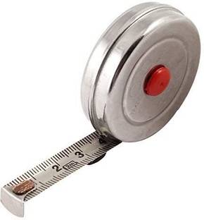D'Mega Mart Tape 6.6 ft 2 Meter , Steel Retractable Tape, Metric Scale, Measuring 2 M A Measurement Tape
