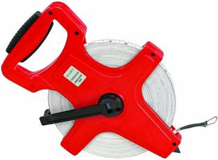 FREEMANS FO100 Fiberglass Open Reel Measuring Tape - 100m Measurement Tape