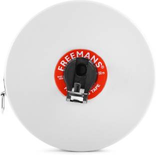 FREEMANS FN-50 Fibreglass Leatherette Measuring Tape - 50 m Measurement Tape