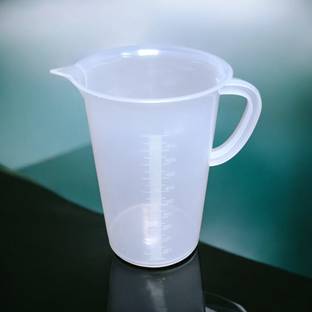 fastro Plastic Transparent Measuring jug 2000 ml for Measuring Solids and Liquids Moulded in Polypropylene Measuring Cup