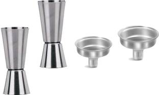 shri shyam Peg Measuring Bar 30&60 ml Shot Glass Drink Funnels Liquid Oil Bottles Hip Flask Beer Bong Funnel