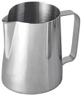 KMW Stainless Steel Pitcher Milk Frothing Cup with Scale | 600 ML Measuring Cup