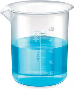 Plexus Plastic Beaker 250ml measuring beaker for laboratory Measuring Cup. Measuring Cup