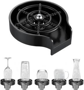 ZURU BUNCH Faucet Glass Rinser for Kitchen Sink, Automatic Cup Washer Bar Glass Wash Cup Measuring Cup