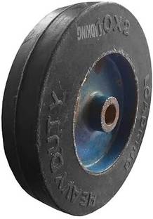 Implemental (8" X 2" X 1") Rubber Bonded C.I Wheel Single Unit Measuring Wheel