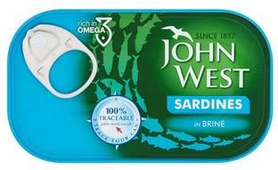 Decadent Foods John West Sardines In Brine 120g