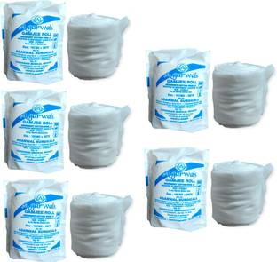 Agarwals Gamjee Roll Post Operation Absorbent Cotton Wool 10cm x 3mtr(Pack of 5) Interactive dressings Medical Dressing