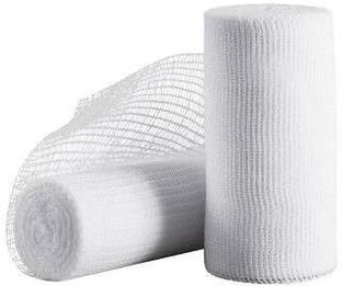 NIVISPLUS Cotton Roll Bandage 5cm x 4.5mtr [ 10 Rolls in 1Pkt ] Gauze Medical Dressing