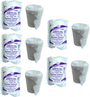 Agarwals Gamjee Roll Post Operation Absorbent Cotton Wool 15cm x 3mtr Sterile Gauge Roll