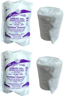 Agarwals Gamjee Roll Post Operation Absorbent Cotton Wool 15cm x 3mtr(Pack of 2) Interactive dressings Medical Dressing