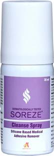 Soreze Cleanse Medical Adhesive Remover Spray | Dermatologically Tested - 30ML Hydrocolloid Medical Dressing