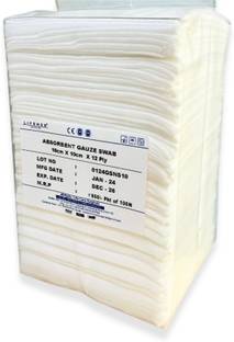 LIFEMED LIFEMED Non-Sterile Gauze Swab 10cm x 10cm x 12Ply (Pkt of 100 Gauze) Gauze Medical Dressing