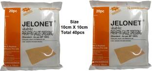 Ashni SMITH&NEPHEW JELONET PARAFFIN GAUZE DRESSING STERILE 10X10 cm 40pcs Gauze Medical Dressing