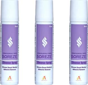 Soreze Soreze Cleanse Spray | Medical Adhesive Remover Spray | Skin-Safe - 70ML Hydrocolloid Medical Dressing