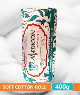 MEDICON ABSORBENT MEDICAL COTTON 400g gross (First Aid and Self care/Beauty) Interactive dressings Medical Dressing