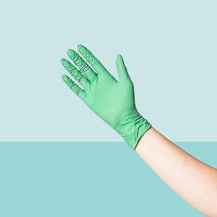 EASYAID SMALL NITRILE GREEN PACK OF ONE Neoprene Examination Gloves
