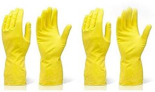 BUWCH Yellow surgical gloves Rubber Surgical Gloves Latex Surgical Gloves