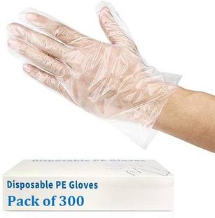 DM SPECIALLY FOR SPECIALIST Clear Polyethylene Hand Gloves Non-Sterile For Cleaning- Cooking,Hair Polyisoprene Examination Gloves