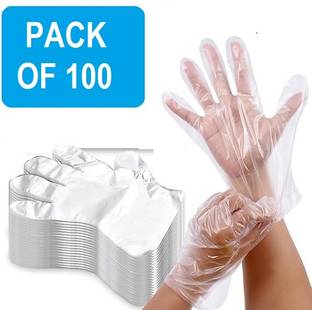 DM SPECIALLY FOR SPECIALIST Transparent gloves for kitchen hand Use & Throw Polythene Cleaning Gloves Polyisoprene Examination Gloves